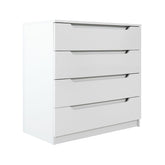 Comoda alba cu 4 sertare din PAL melaminat 94x90x45 cm Fulya Ipar